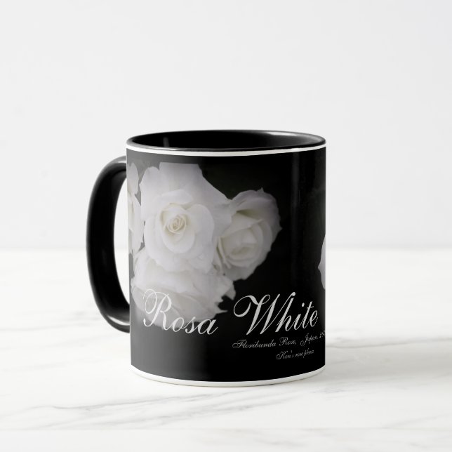 Caneca Rosa White Arrow：Combo Mug (Frente Esquerda)