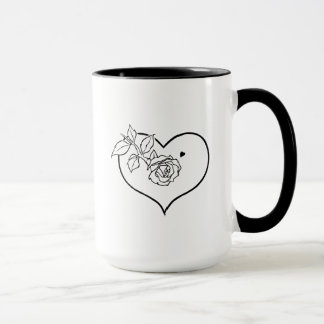 Caneca RosaHeart Coffee Mug