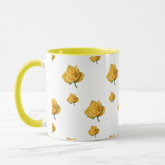 Caneca Rosas Amarelas (Esquerda)