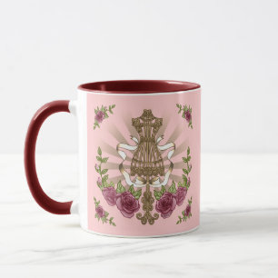 Caneca Rosas de Mannequim