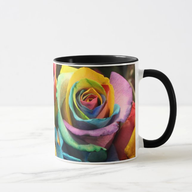 Caneca Rosas do arco-íris (Direita)