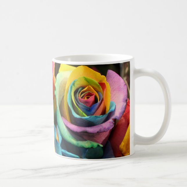 Caneca Rosas do arco-íris (Direita)