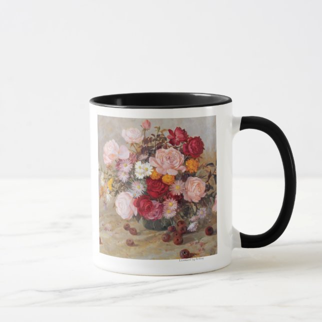 Caneca Rosas e margaridas (Direita)