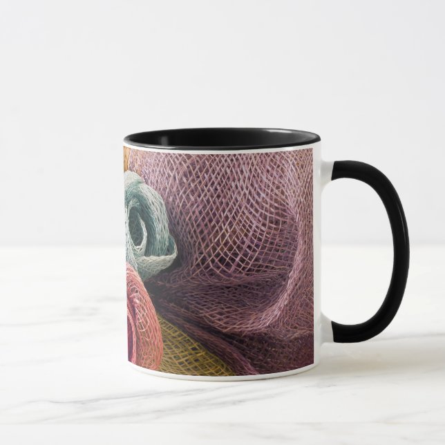 Caneca Rosas Raffia (Direita)
