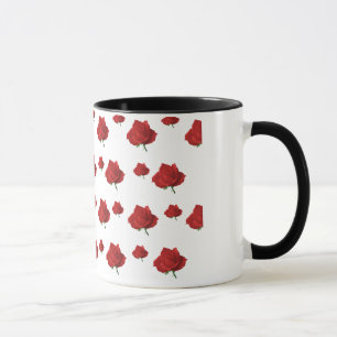 Caneca Rosas vermelhas