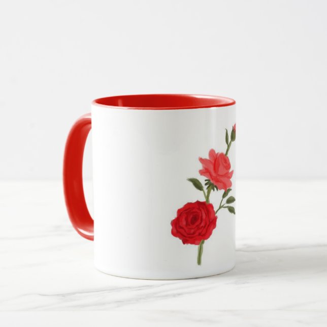 Caneca Roses (Frente Esquerda)