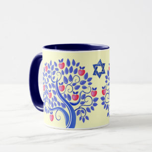 Caneca Rosh Hashanah Presente judeu de ano novo