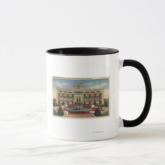 Caneca Rosicrucian Park, Rosa-Croix Sciene Bldg (Direita)