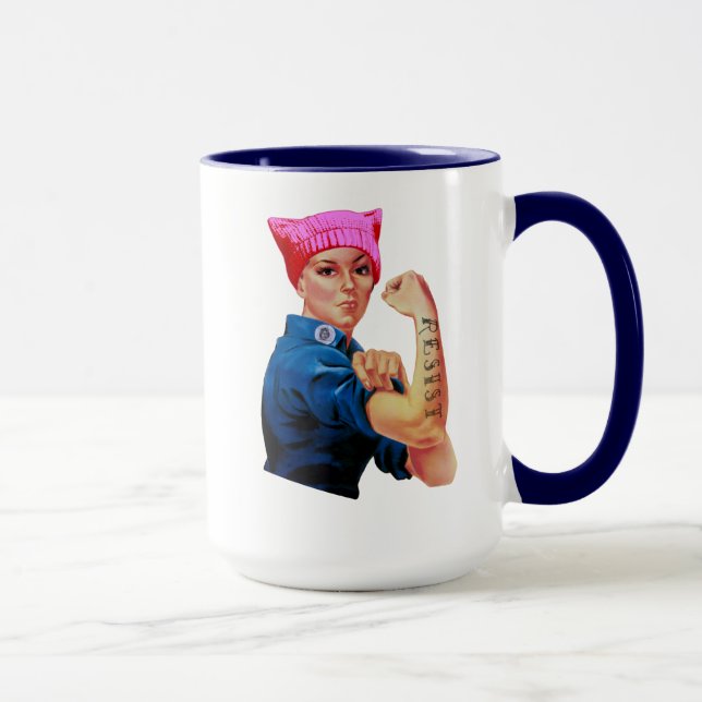 Caneca Rosie, o ribeiro resiste a trump (Direita)