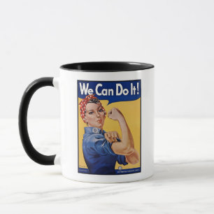 Caneca Rosie the Riveter: Forte Empoderamento feminino