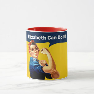 Caneca Rosie the Riveter Mug Personalizar