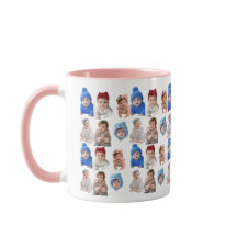 Caneca Rosto de Bebê Personalizado 4 Fotos