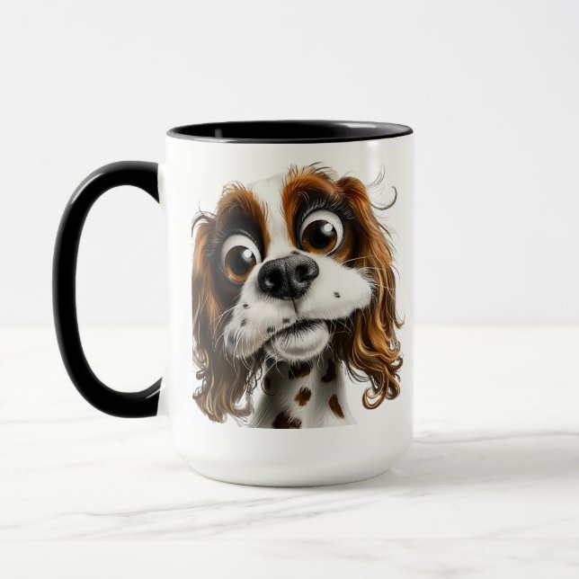 Caneca Rosto de cachorrinho fofo (Esquerda)