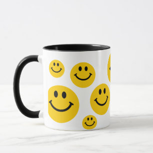 Caneca Rosto Feliz Amarelo