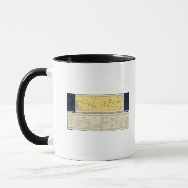 Caneca Rota aérea de Los Angeles a Columbus (Esquerda)
