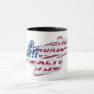 Caneca Roteiro de Bandeira América 250 Semiquincentenário