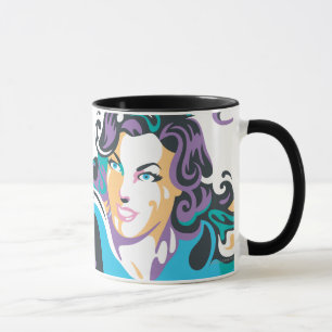 Caneca Roteiros de abertura de cores da supergirl 1