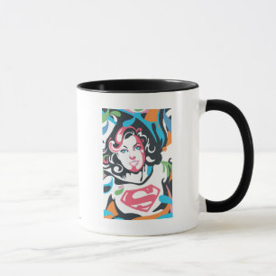 Caneca Roteiros de abertura de cores da supergirl 3