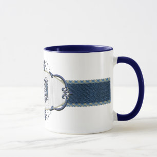Caneca Rothenburg Blue Monograma-Letra I