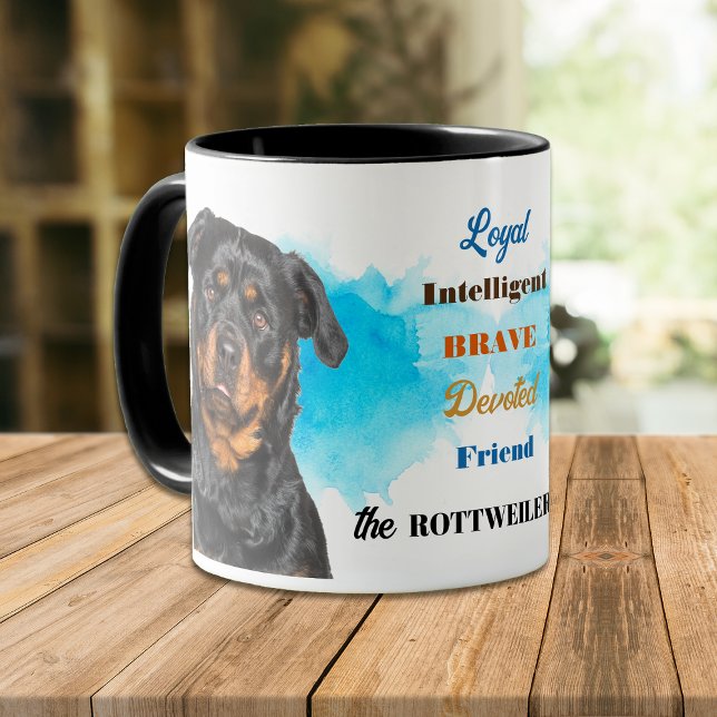 Caneca Rottweiler Cachorro Leal Amigo (Criador carregado)