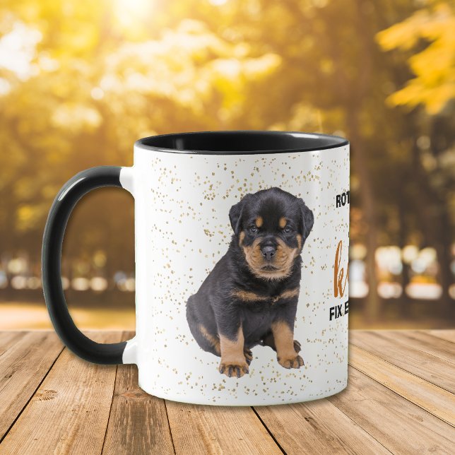 Caneca Rottweiler Cachorro Puppinho Pecado Corta Tudo (Criador carregado)