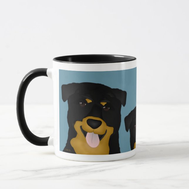Caneca Rottweiler Mug (Esquerda)