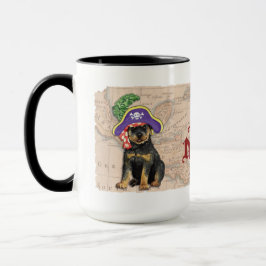 Caneca Rottweiler Pirate