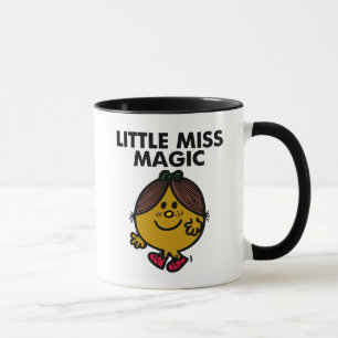 Caneca Rotulação preta pequena da senhorita Mágica  