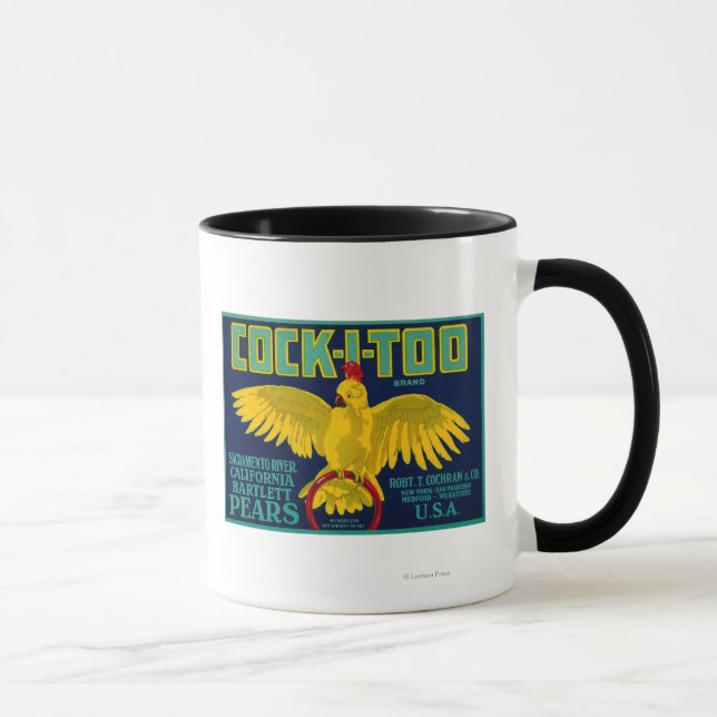 Caneca Rótulo Cock-I-To-Pear Crate (Direita)