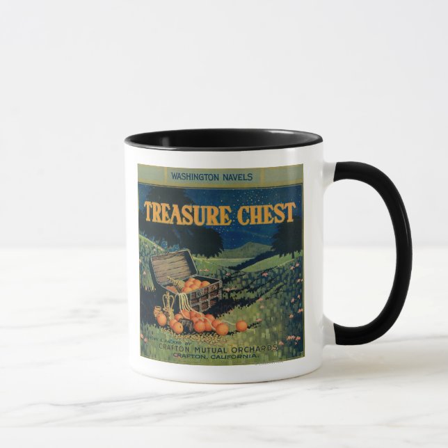 Caneca Rótulo Laranja do Treasure Chest (versão de campo) (Direita)