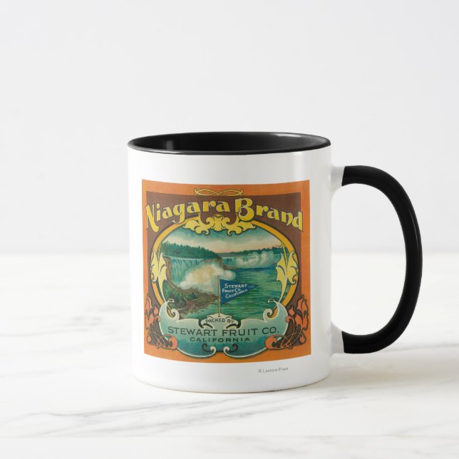 Caneca Rótulo Niagra Laranja (Direita)