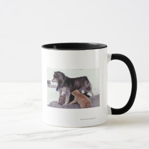 Caneca Rouco com a maca dos filhotes de cachorro