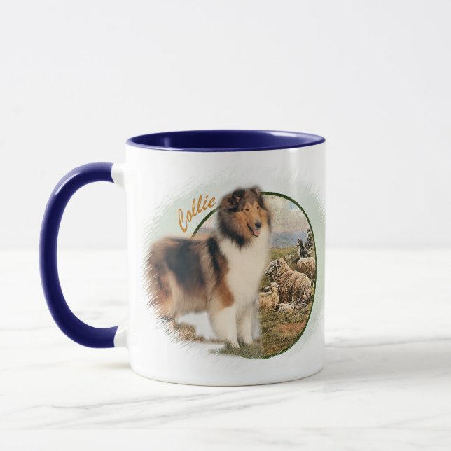 Caneca Rough Collie Keeper da ovelha (Esquerda)