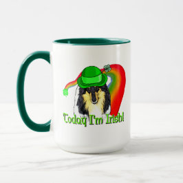 Caneca Rough Tri Collie Saint Patricks