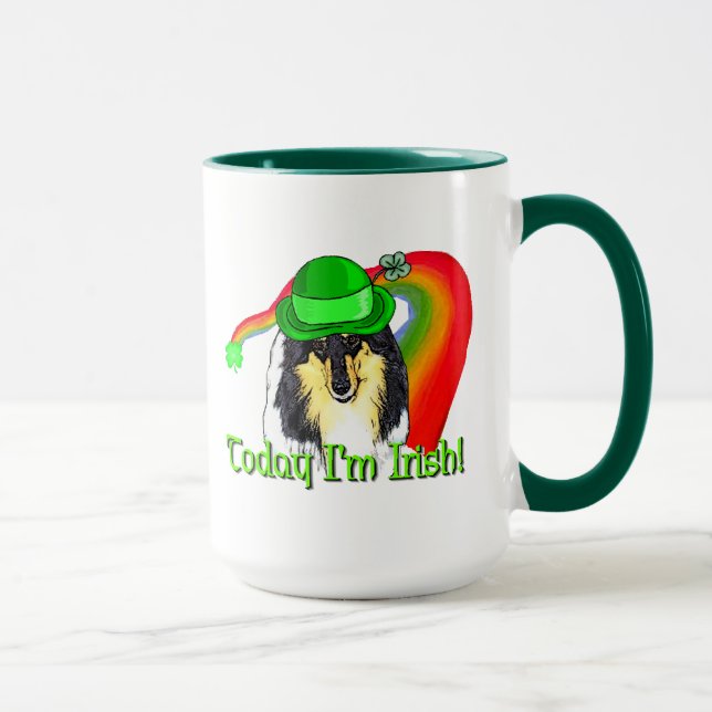 Caneca Rough Tri Collie Saint Patricks (Direita)