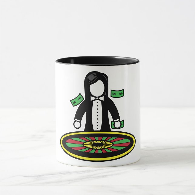Caneca Roulette Dealer Mug (Criador carregado)
