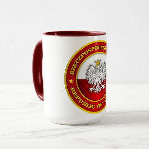 Caneca Roupa de Medalhão Polonês