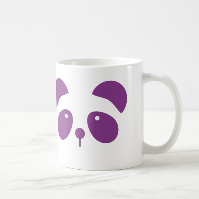 Caneca roxa da panda (Direita)
