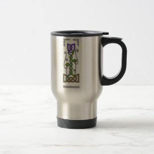 Caneca roxa da tulipa