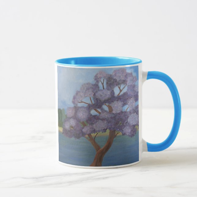 caneca roxa de florescência (Direita)