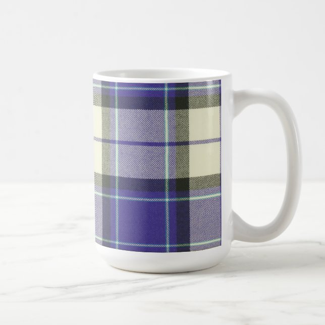 Caneca roxa do Tartan de Longniddry (Direita)