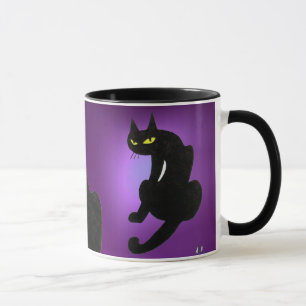 Caneca Roxo NINJA CAT PRETO