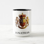 Caneca Royal Crest Gold – Majestic Prestige with Identity<br><div class="desc">Royal Crest Gold evokes the grandeur of classic heraldry paired with the richness of gold, creating an identity that feels regal, ceremonial, and unmistakably elevated. The concept suggests lineage, honor, and authority — the kind of emblem that represents legacy and distinction. Gold adds warmth and brilliance, turning the crest into...</div>