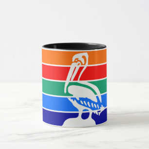Caneca Rua. Bandeira de Petersburgo (Flórida)