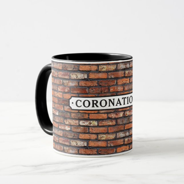 Caneca Rua da coroação - Sinal Combo Mug (Frente Esquerda)