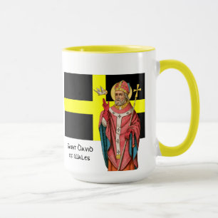Caneca Rua. David of Wales (P 001) e Sua Bandeira