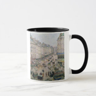 Caneca Rua de l'Epicerie, Rouen, em uma tarde ensolarada,