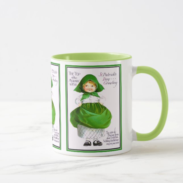 Caneca Rua, dia de Patrick, o melhor da manhã para você (Direita)
