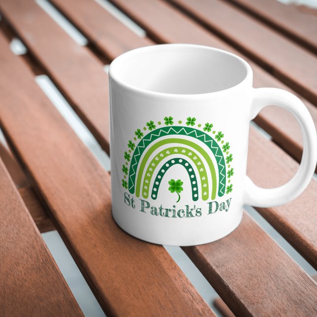 Caneca Rua Elegante, festa do dia de Patrick (Elegant St. Patrick's Day Party Mug)