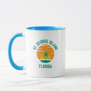 Caneca Rua. George Island Flórida Café Mug